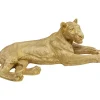 Outlet Deko Figur Lion Gold 80Cm Deko & Geschenkartikel