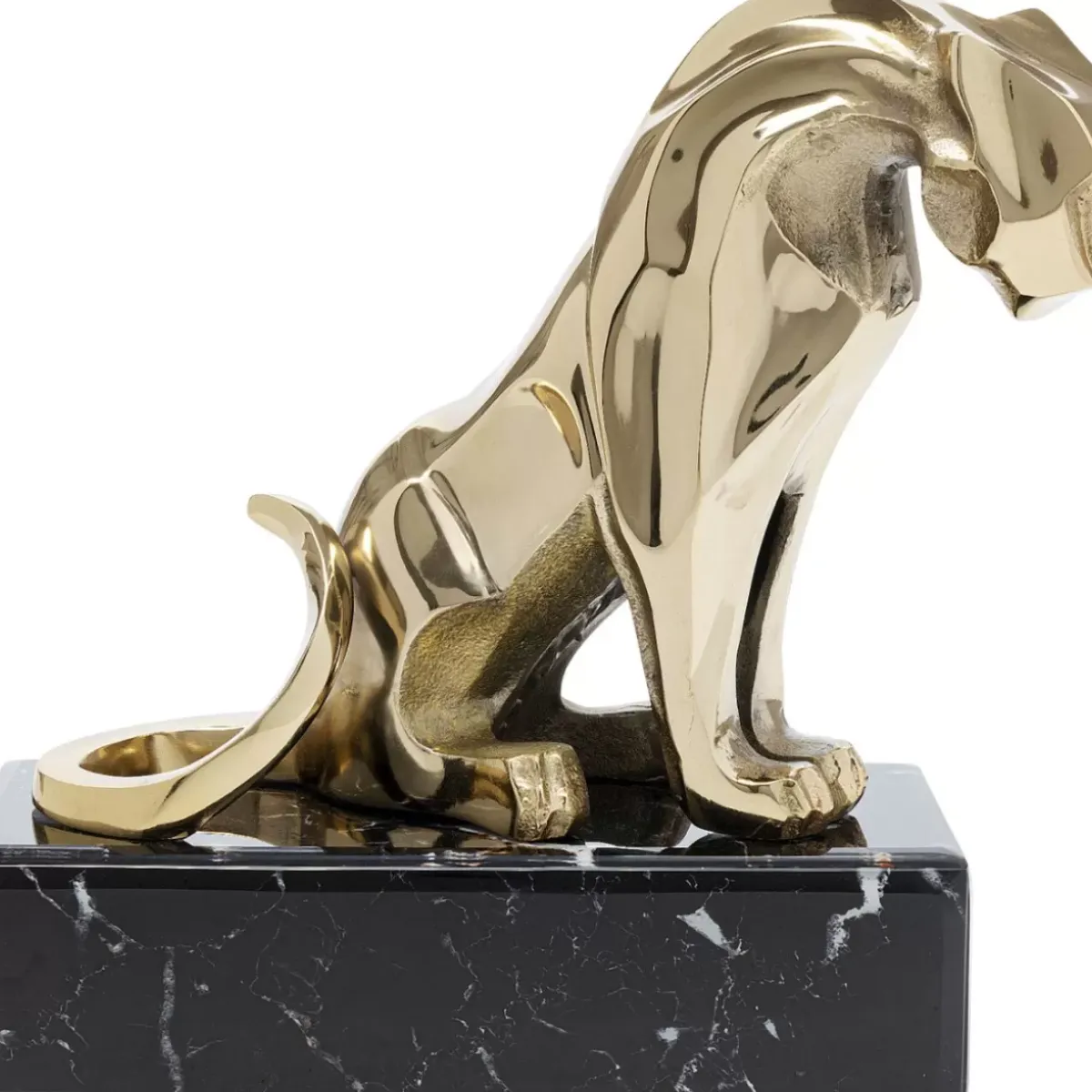 Discount Deko Figur Lion On Marble 34Cm Deko & Geschenkartikel