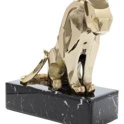 Discount Deko Figur Lion On Marble 34Cm Deko & Geschenkartikel