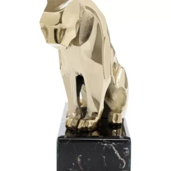 Discount Deko Figur Lion On Marble 34Cm Deko & Geschenkartikel