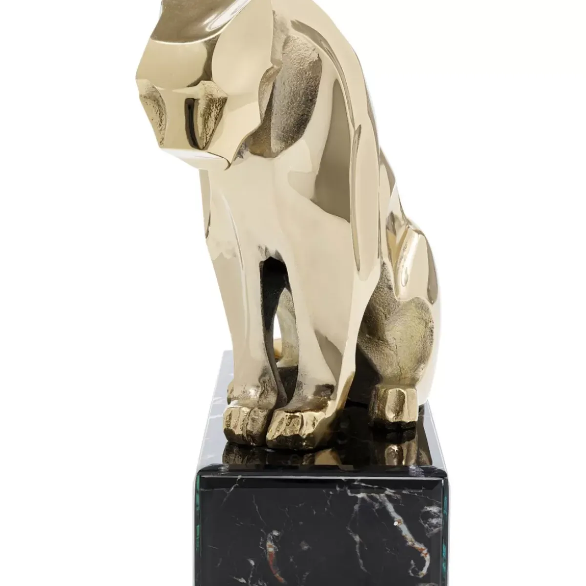 Discount Deko Figur Lion On Marble 34Cm Deko & Geschenkartikel
