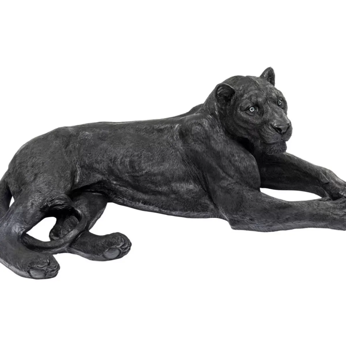 Discount Deko Figur Lion Schwarz Deko & Geschenkartikel