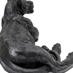 Discount Deko Figur Lion Schwarz Deko & Geschenkartikel