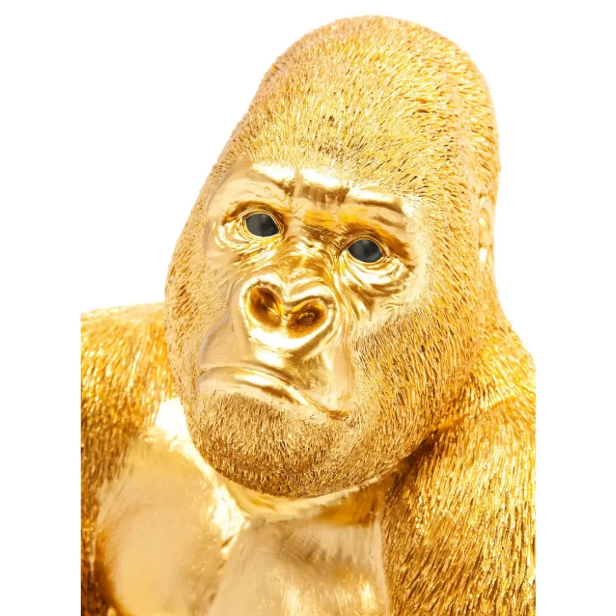 Discount Deko Figur Monkey Gorilla Side Medium Gold Deko & Geschenkartikel