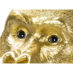 Discount Deko Figur Monkey Gorilla Side Medium Gold Deko & Geschenkartikel