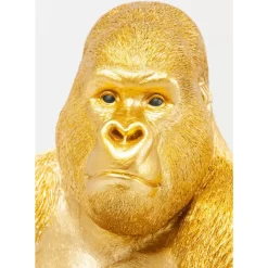 Deko Figur Monkey Gorilla Side Xl Gold Deko & Geschenkartikel