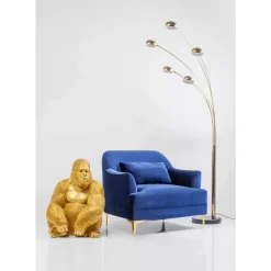 Deko Figur Monkey Gorilla Side Xl Gold Deko & Geschenkartikel