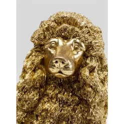 Sale Deko Figur Mrs Poodle Gold 34Cm Deko & Geschenkartikel
