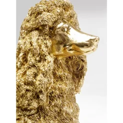 Sale Deko Figur Mrs Poodle Gold 34Cm Deko & Geschenkartikel