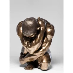Online Deko Figur Nude Man Hug Bronze 54Cm Deko & Geschenkartikel