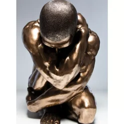 Online Deko Figur Nude Man Hug Bronze 54Cm Deko & Geschenkartikel