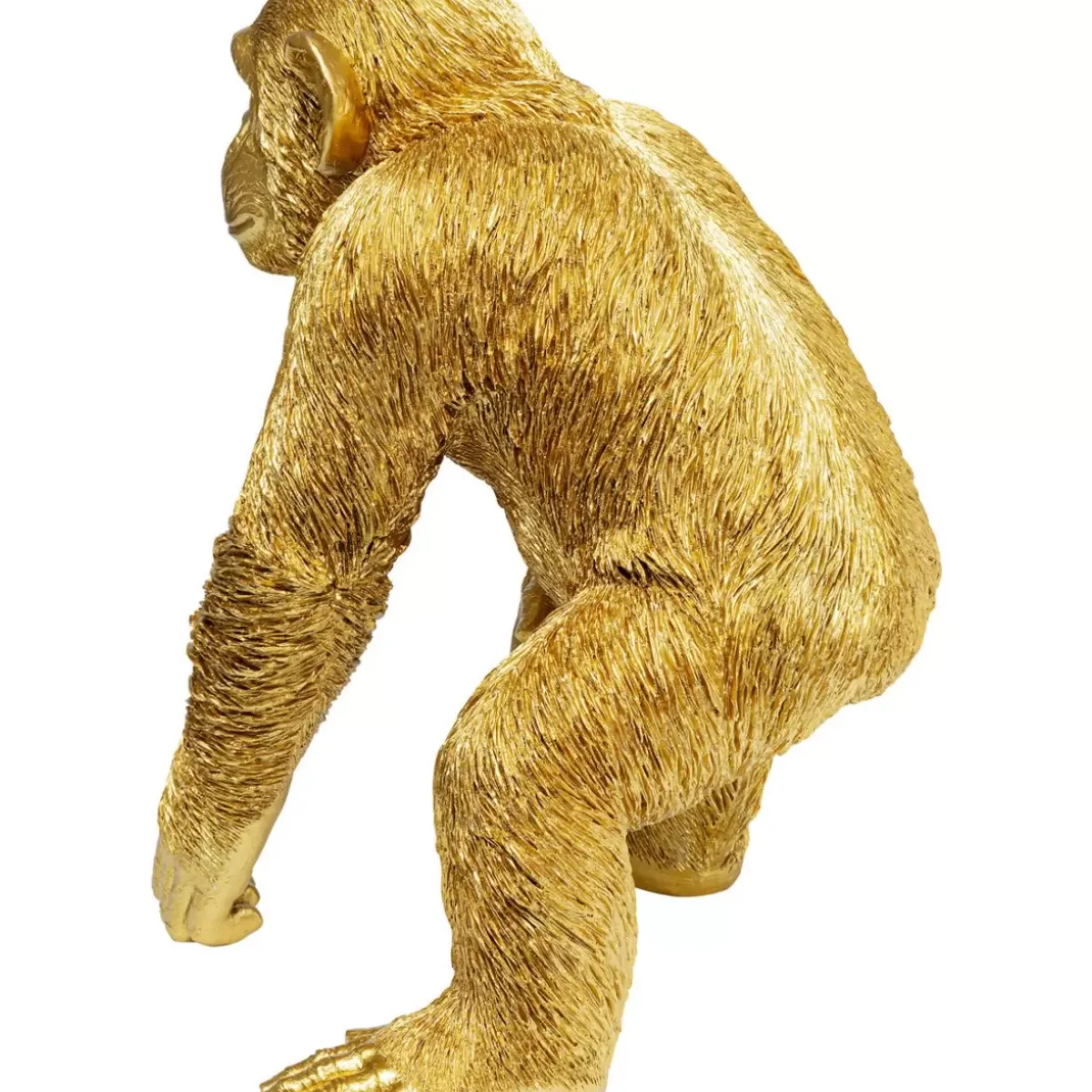 Best Deko Figur Playing Ape Gold 50 Deko & Geschenkartikel