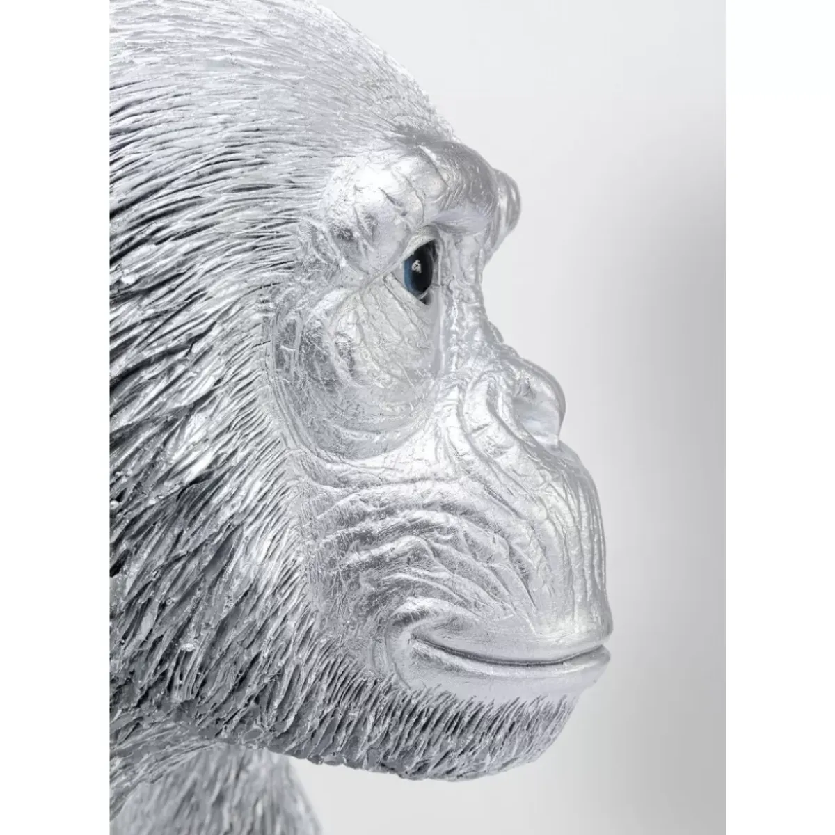 Clearance Deko Figur Playing Ape Silber 50 Deko & Geschenkartikel
