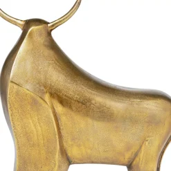 Online Deko Figur Proud Bull Brass 51Cm Deko & Geschenkartikel