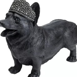 New Deko Figur Royal Standing Corgi Schwarz Deko & Geschenkartikel