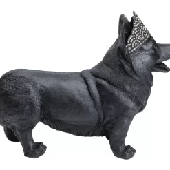 New Deko Figur Royal Standing Corgi Schwarz Deko & Geschenkartikel