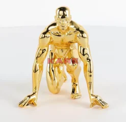 New Deko Figur Runner Gold 25Cm Deko & Geschenkartikel