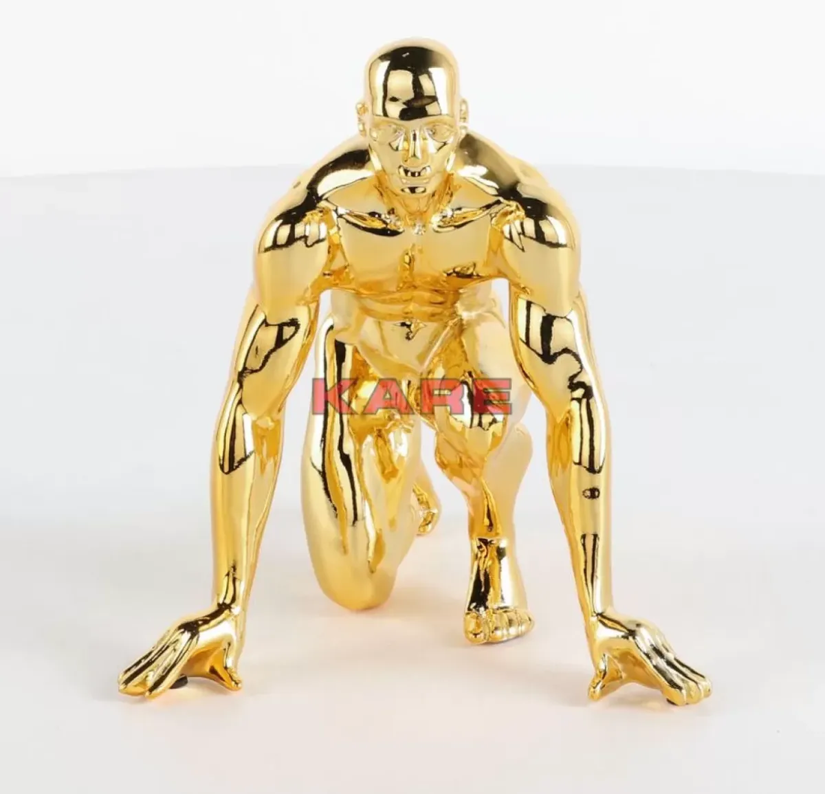 New Deko Figur Runner Gold 25Cm Deko & Geschenkartikel