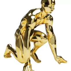New Deko Figur Runner Gold 25Cm Deko & Geschenkartikel