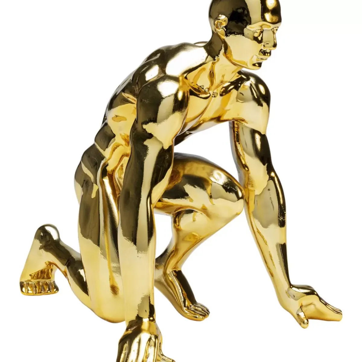 New Deko Figur Runner Gold 25Cm Deko & Geschenkartikel