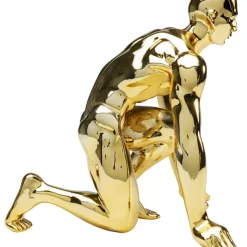 New Deko Figur Runner Gold 25Cm Deko & Geschenkartikel