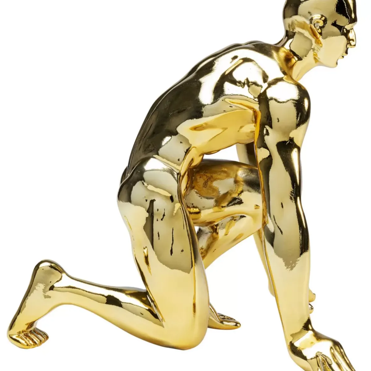 New Deko Figur Runner Gold 25Cm Deko & Geschenkartikel