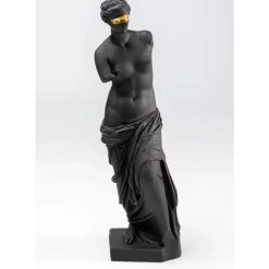 Clearance Deko Figur Sculpture Schwarz 48Cm Deko & Geschenkartikel