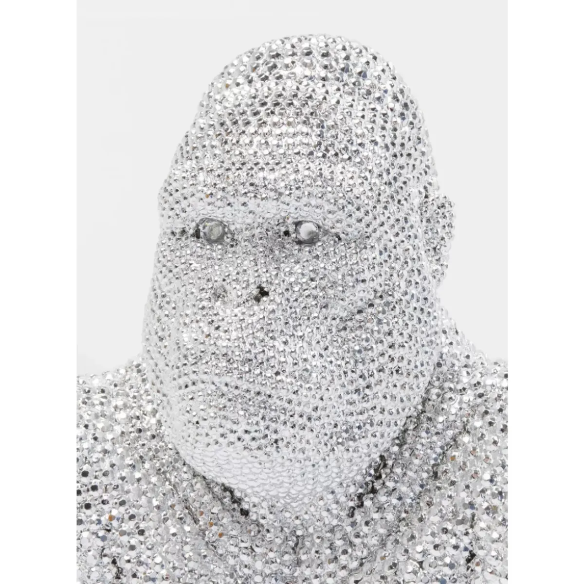 Hot Deko Figur Shiny Gorilla Silber 80Cm Deko & Geschenkartikel