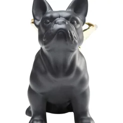 Sale Deko Figur Sitting Angel Dog Gold-Schwarz Deko & Geschenkartikel