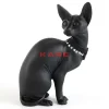 Deko Figur Sitting Cat Audrey Schwarz 27Cm Deko & Geschenkartikel