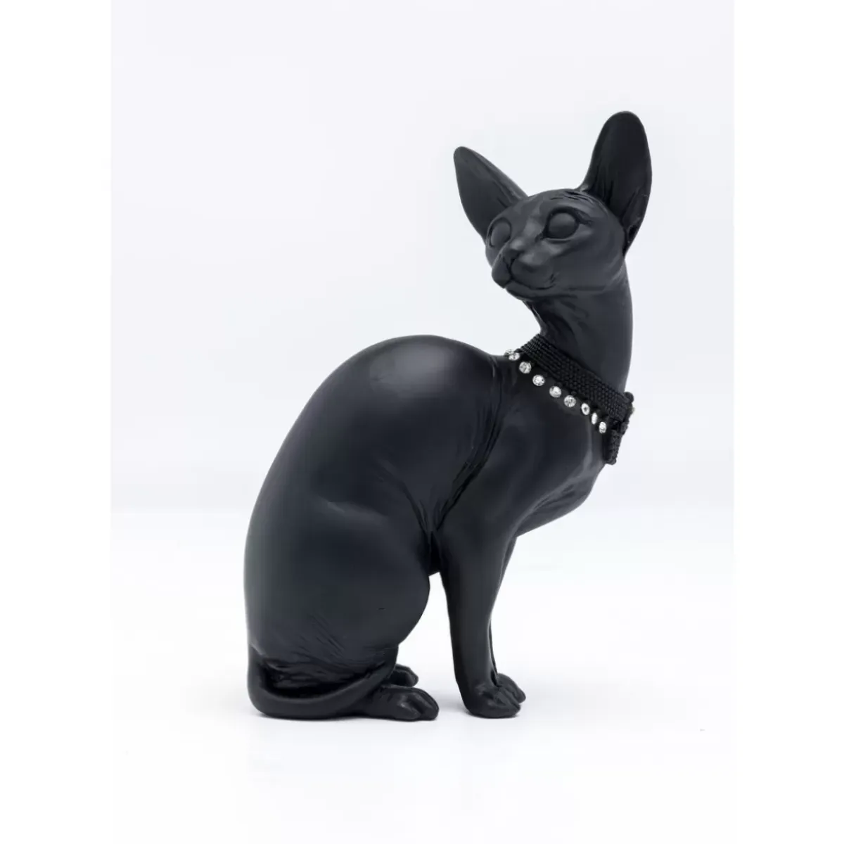 Deko Figur Sitting Cat Audrey Schwarz 27Cm Deko & Geschenkartikel