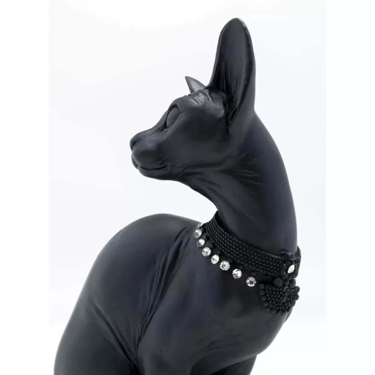 Deko Figur Sitting Cat Audrey Schwarz 27Cm Deko & Geschenkartikel