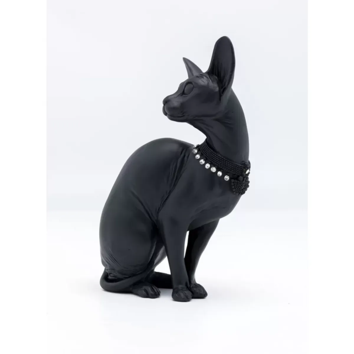 Deko Figur Sitting Cat Audrey Schwarz 27Cm Deko & Geschenkartikel
