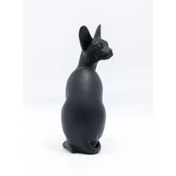 Deko Figur Sitting Cat Audrey Schwarz 27Cm Deko & Geschenkartikel
