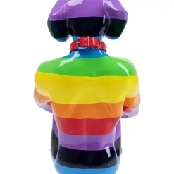 New Deko Figur Sitting Dog Rainbow 80 Deko & Geschenkartikel