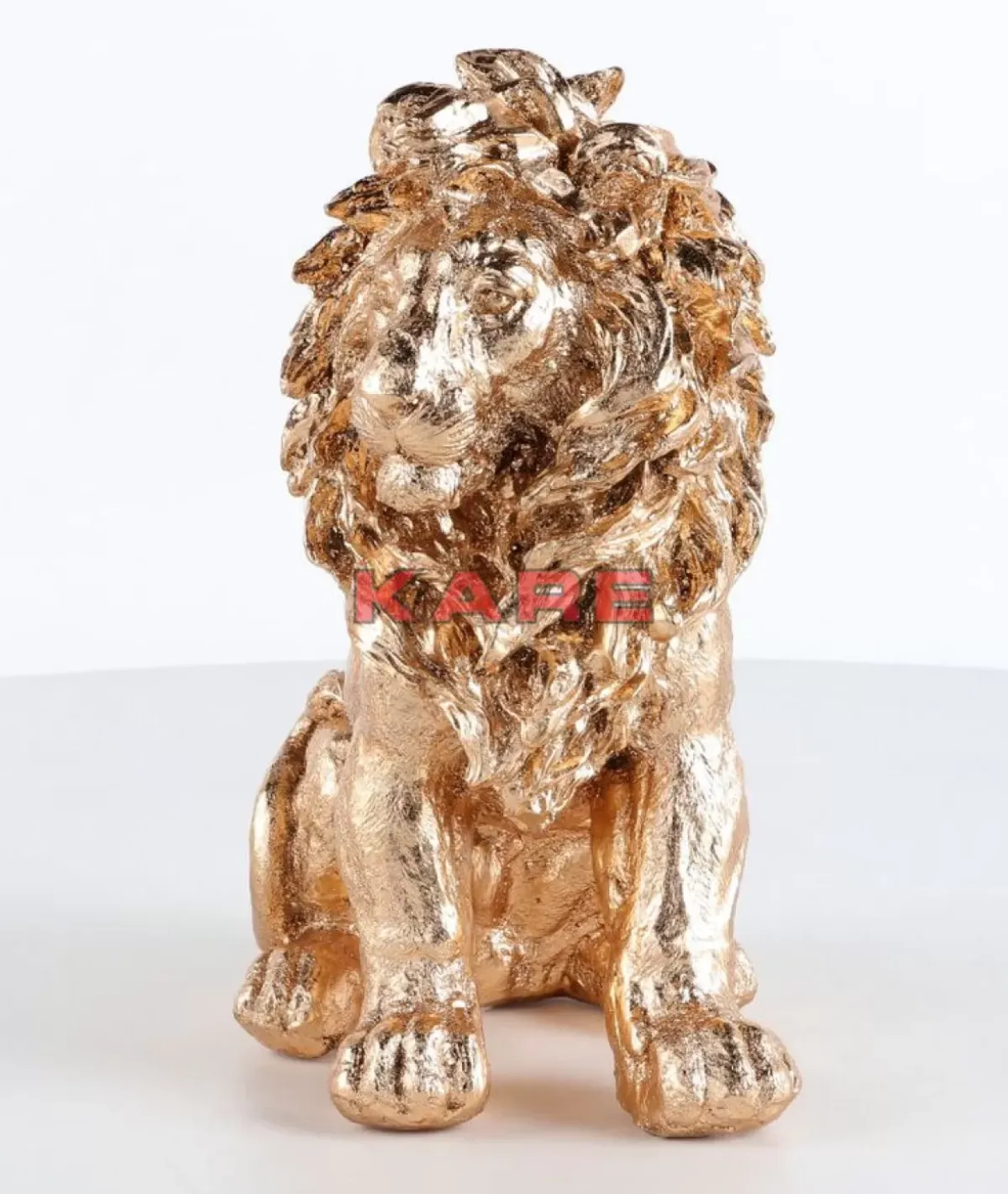 Deko Figur Sitting Lion Gold 42Cm Deko & Geschenkartikel
