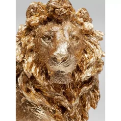 Deko Figur Sitting Lion Gold 42Cm Deko & Geschenkartikel