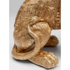 Deko Figur Sitting Lion Gold 42Cm Deko & Geschenkartikel