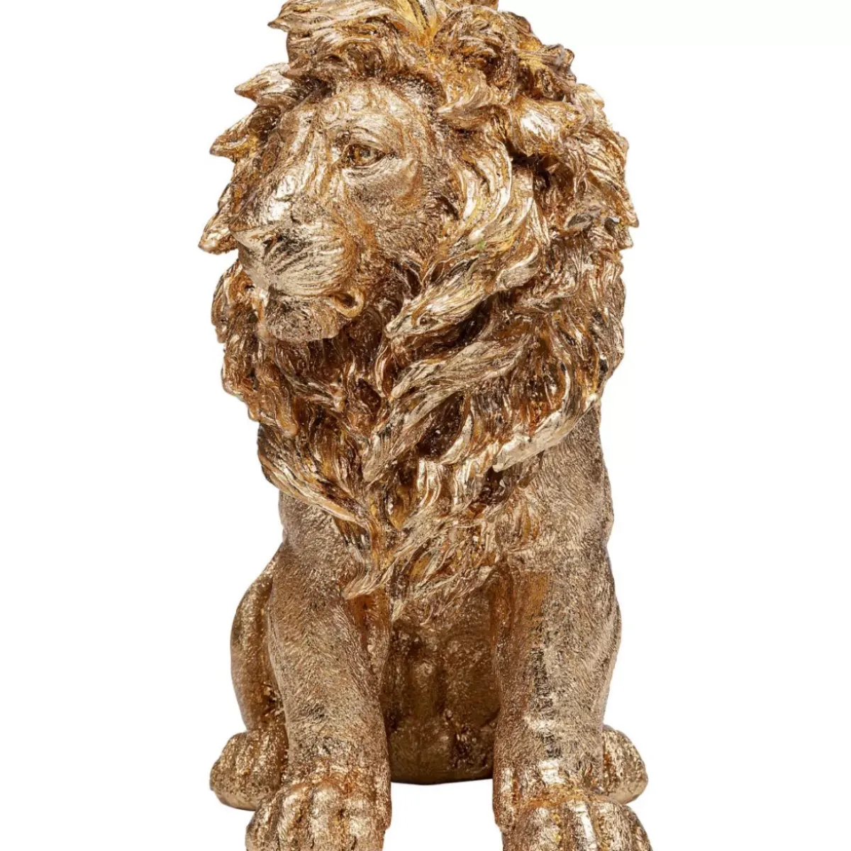 Deko Figur Sitting Lion Gold 42Cm Deko & Geschenkartikel