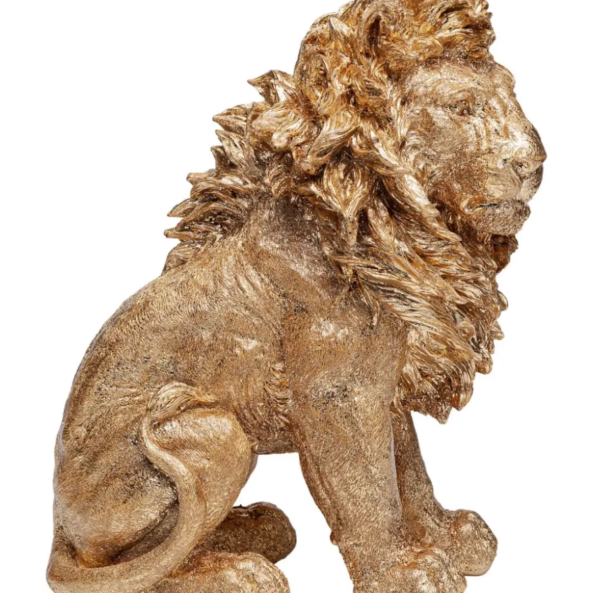 Deko Figur Sitting Lion Gold 42Cm Deko & Geschenkartikel