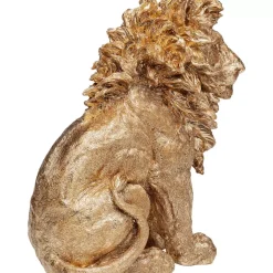 Deko Figur Sitting Lion Gold 42Cm Deko & Geschenkartikel