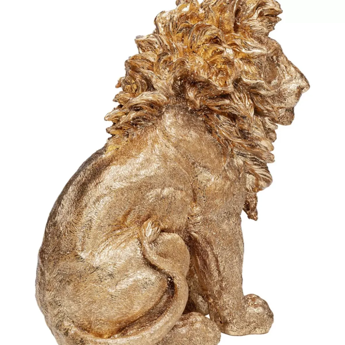 Deko Figur Sitting Lion Gold 42Cm Deko & Geschenkartikel