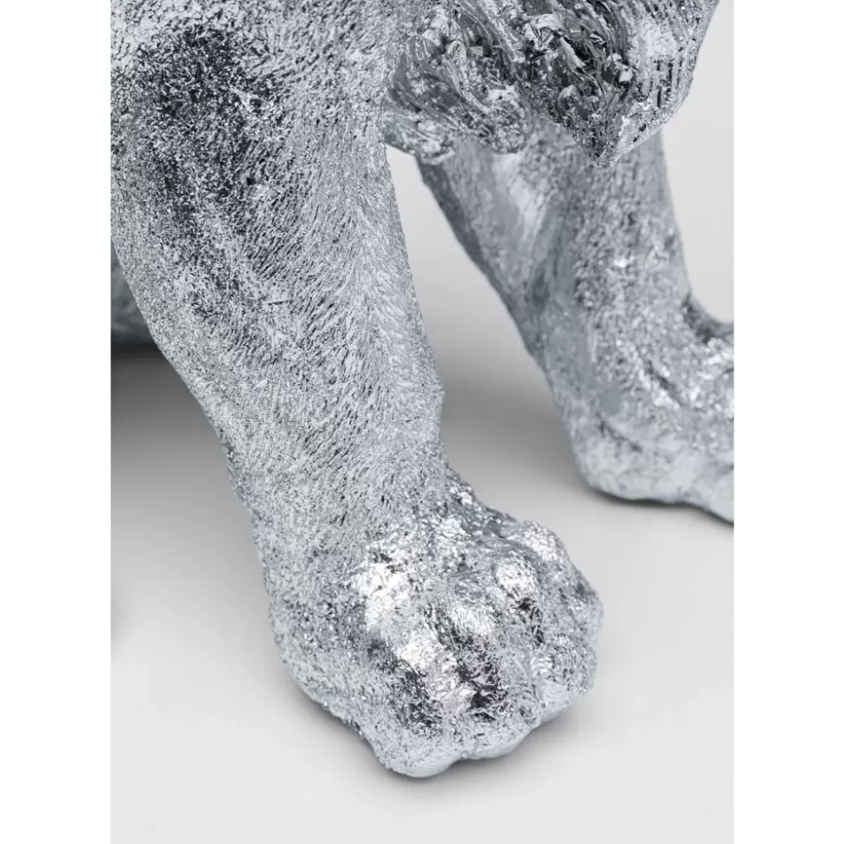 Online Deko Figur Sitting Lion Silber 42Cm Deko & Geschenkartikel