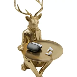 Best Deko Figur Sitting Waiter Deer 33Cm Deko & Geschenkartikel