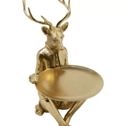 Best Deko Figur Sitting Waiter Deer 33Cm Deko & Geschenkartikel