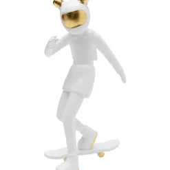 Clearance Deko Figur Skating Astronaut Weis 33Cm Deko & Geschenkartikel