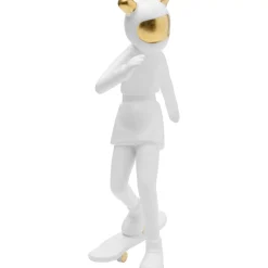 Clearance Deko Figur Skating Astronaut Weis 33Cm Deko & Geschenkartikel