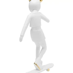 Clearance Deko Figur Skating Astronaut Weis 33Cm Deko & Geschenkartikel