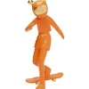 Sale Deko Figur Skating Astronaut Orange 33Cm Deko & Geschenkartikel