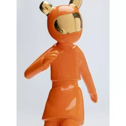 Sale Deko Figur Skating Astronaut Orange 33Cm Deko & Geschenkartikel